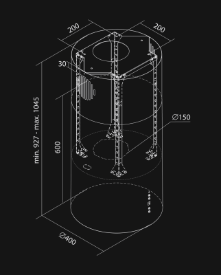 Hota insula Tubo Kashmir - Cașmir - Rysunek techniczny