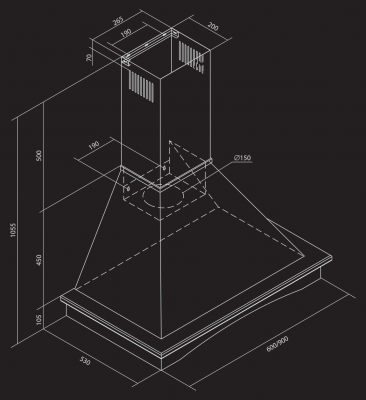 Hota Country Petro Ecru - Ecru - Rysunek techniczny