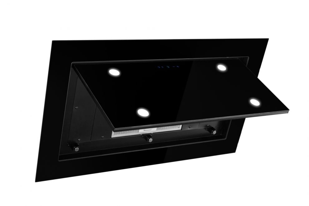 Hota De tavan Astor Super Slim Black - Negru lucios - fotografie de produs 6