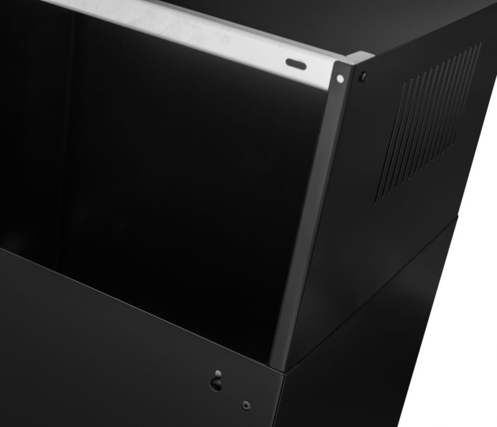 Hota decorative Quadro OR Black Matt - Negru Mat - fotografie de produs 10