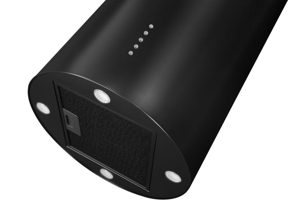 Hota insula Cylindro Eco 4LED Black Matt - Negru Mat - fotografie de produs 6