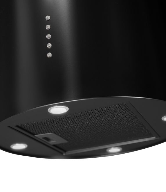 Hota insula Cylindro Eco 4LED Black Matt - Negru Mat - fotografie de produs 8