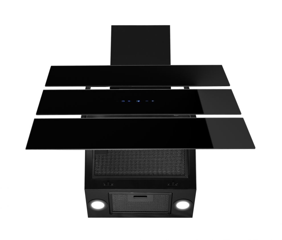 Hota decorative Merido Black - Negru lucios - fotografie de produs 4