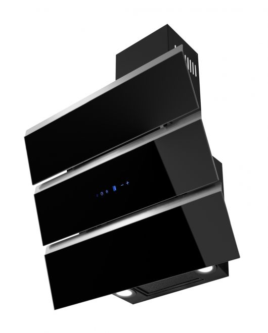 Hota decorative Merido Black - Negru lucios - fotografie de produs 5