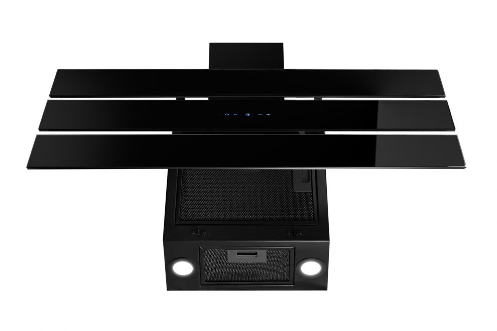 Hota decorative Merido Black - Negru lucios - fotografie de produs 15