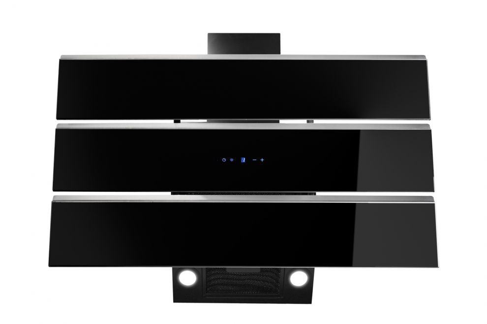 Hota decorative Merido Black - Negru lucios - fotografie de produs 24