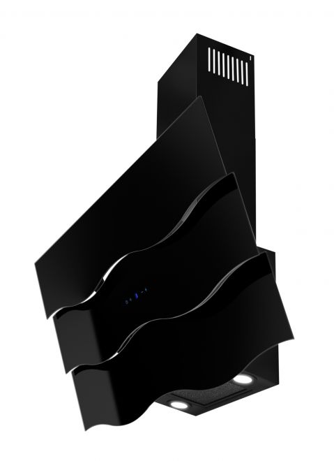 Hota decorative Ivo Black - Negru lucios - fotografie de produs 5