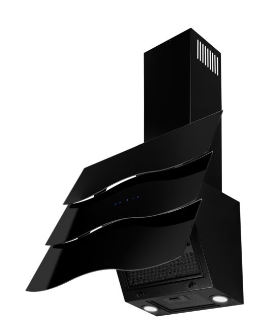 Hota decorative Ivo Black - Negru lucios - fotografie de produs 10