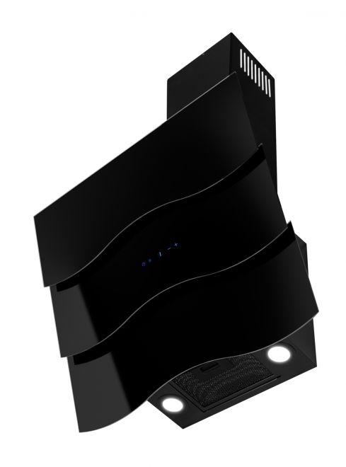 Hota decorative Ivo Black - Negru lucios - fotografie de produs 13