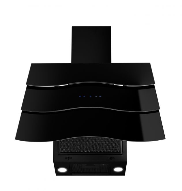 Hota decorative Ivo Black - Negru lucios - fotografie de produs 14