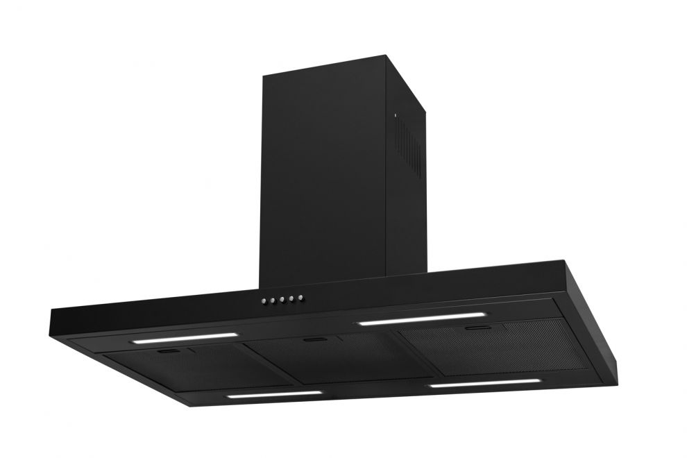 Hota insula Sento Eco Island Strips Black Matt - Negru Mat - fotografie de produs 3