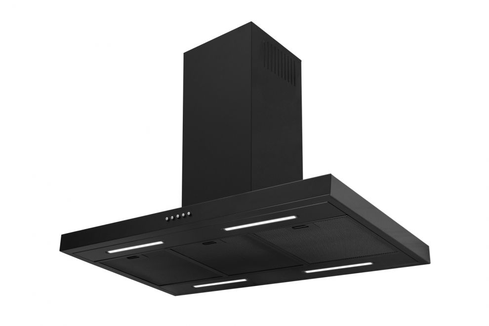 Hota insula Sento Eco Island Strips Black Matt - Negru Mat - fotografie de produs 5