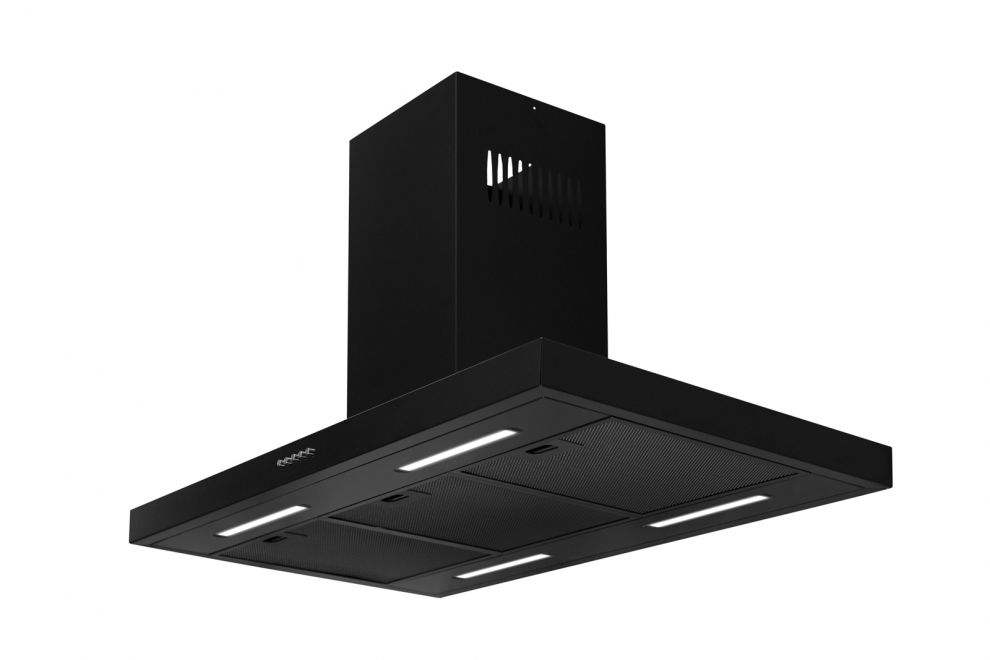 Hota insula Sento Eco Island Strips Black Matt - Negru Mat - fotografie de produs 6