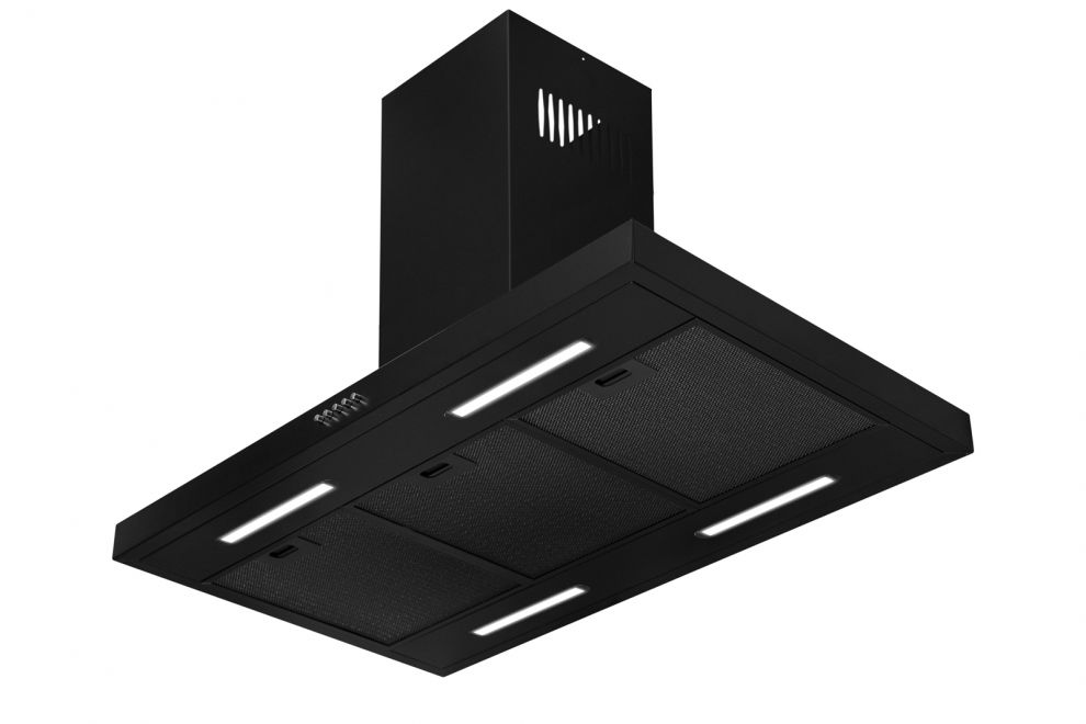 Hota insula Sento Eco Island Strips Black Matt - Negru Mat - fotografie de produs 8