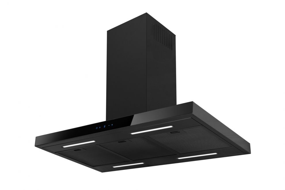 Hota insula Sento Island Strips Black Matt - Negru Mat - fotografie de produs 4