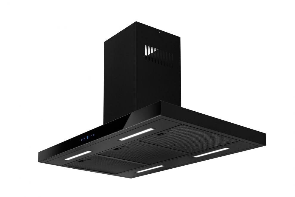 Hota insula Sento Island Strips Black Matt - Negru Mat - fotografie de produs 6