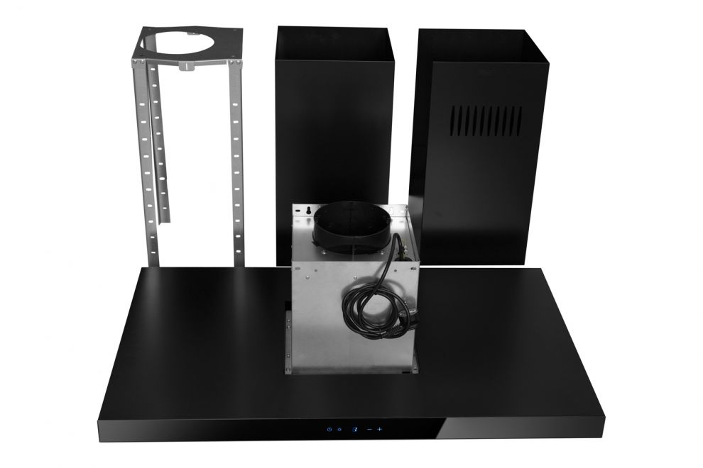 Hota insula Sento Island Strips Black Matt - Negru Mat - fotografie de produs 11