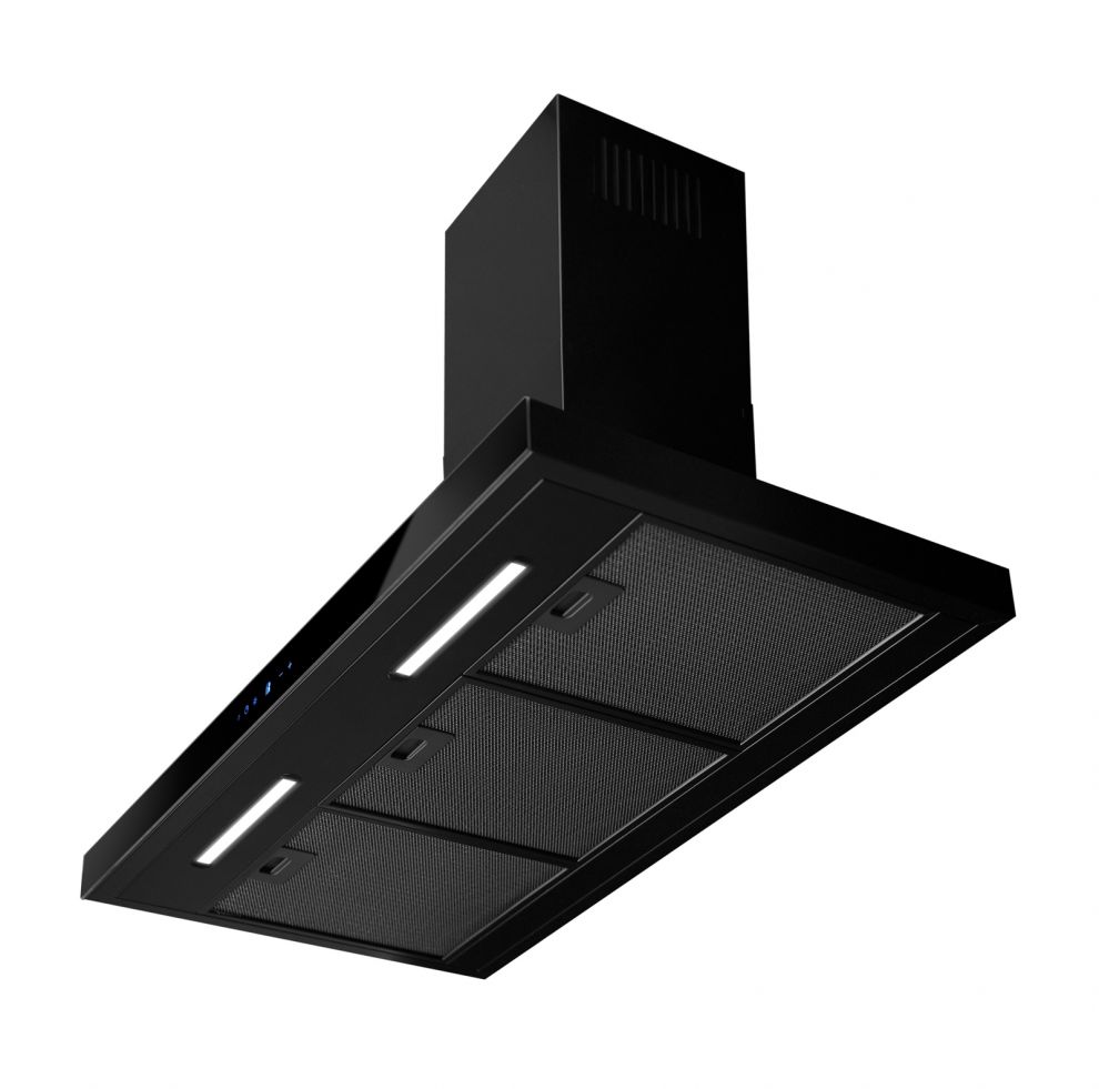 Hota decorative Sento OR Strips Black Matt - Negru Mat - fotografie de produs 5