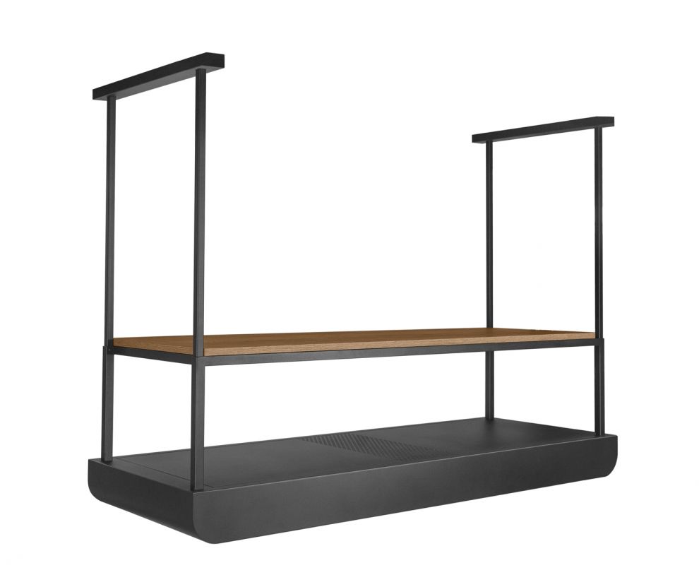 Hota insula Arne Wood Black Matt - Negru Mat - fotografie de produs 4