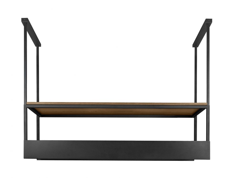 Hota insula Alvar Wood Black Matt - Negru Mat - fotografie de produs 5