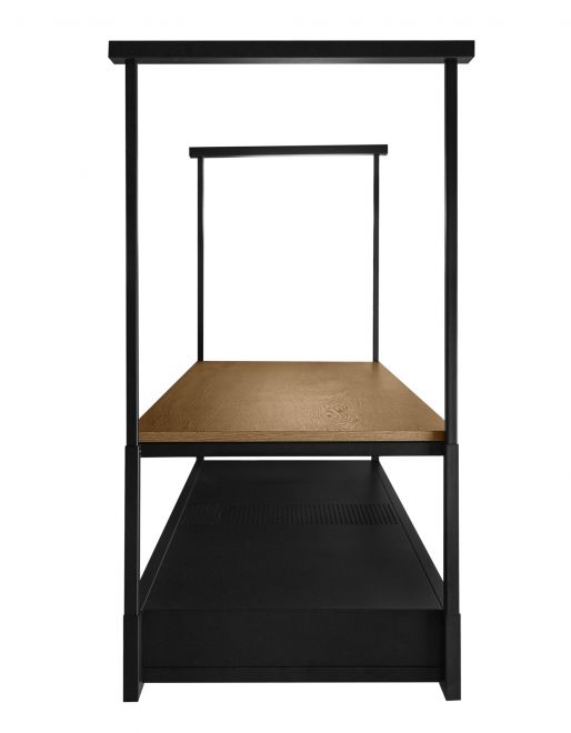 Hota insula Alvar Wood Black Matt - Negru Mat - fotografie de produs 7