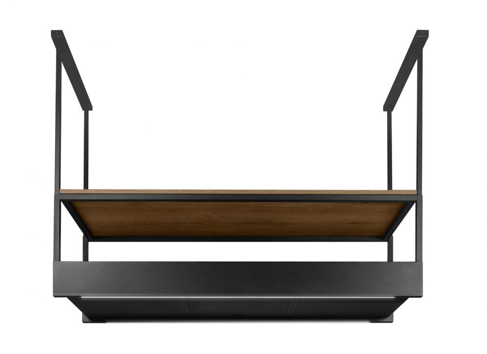 Hota insula Alvar Wood Black Matt - Negru Mat - fotografie de produs 8