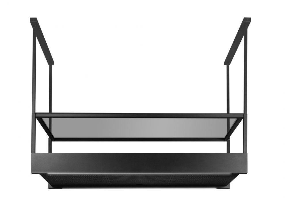 Hota insula Alvar Glass Black Matt - Negru Mat - fotografie de produs 5