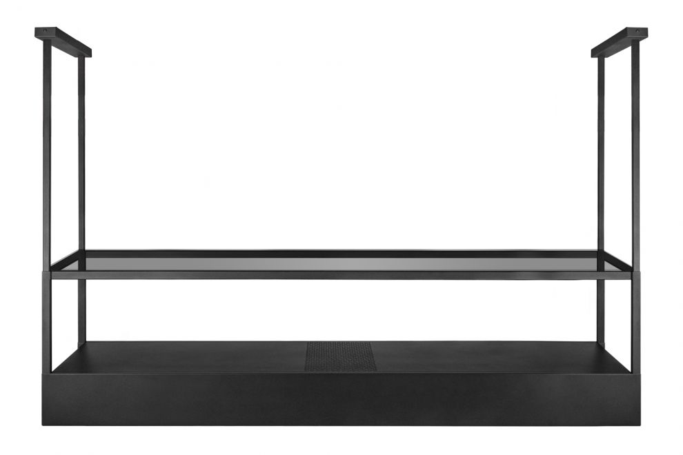 Hota insula Alvar Glass Black Matt - Negru Mat - fotografie de produs 21