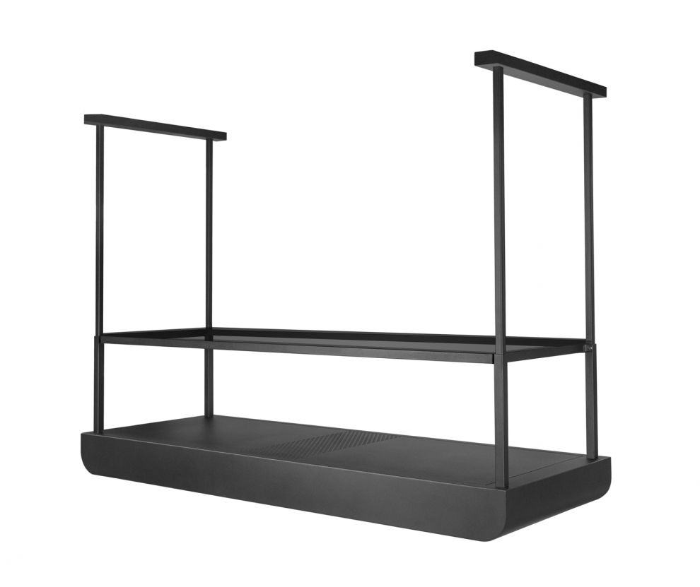 Hota insula Arne Glass Black Matt - Negru Mat - fotografie de produs 4