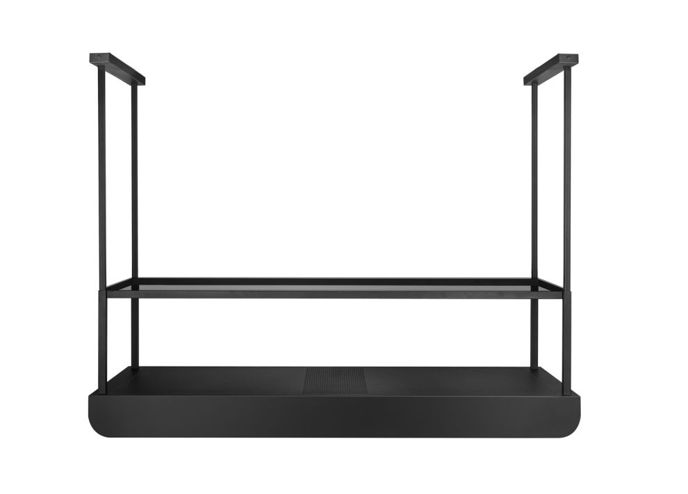 Hota insula Arne Glass Black Matt - Negru Mat - fotografie de produs 21