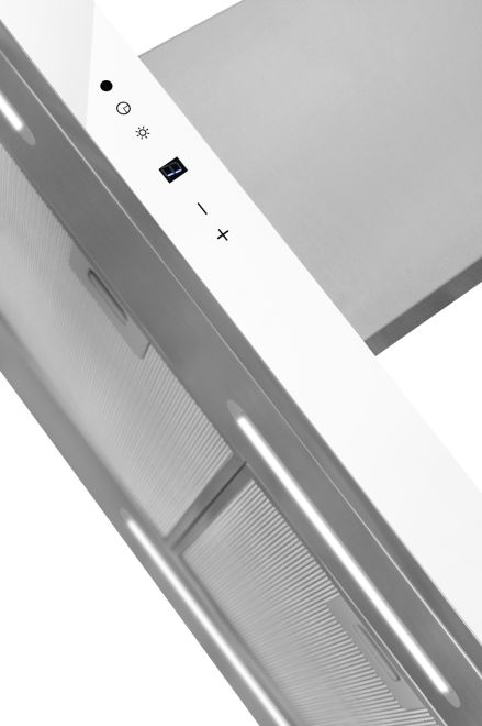 Hota insula Sento Island Strips Inox-White - Inox/Alb - fotografie de produs 14