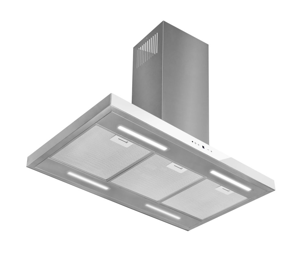 Hota insula Sento Island Strips Inox-White - Inox/Alb - fotografie de produs 11