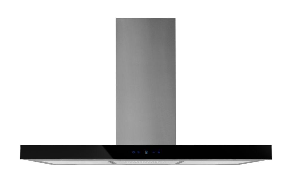 Hota insula Sento Island Strips Inox-Black - Inox/Negru - fotografie de produs 3