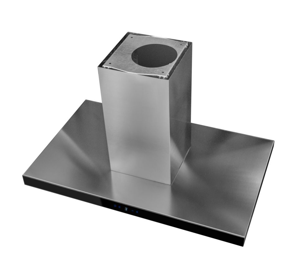 Hota insula Sento Island Strips Inox-Black - Inox/Negru - fotografie de produs 9