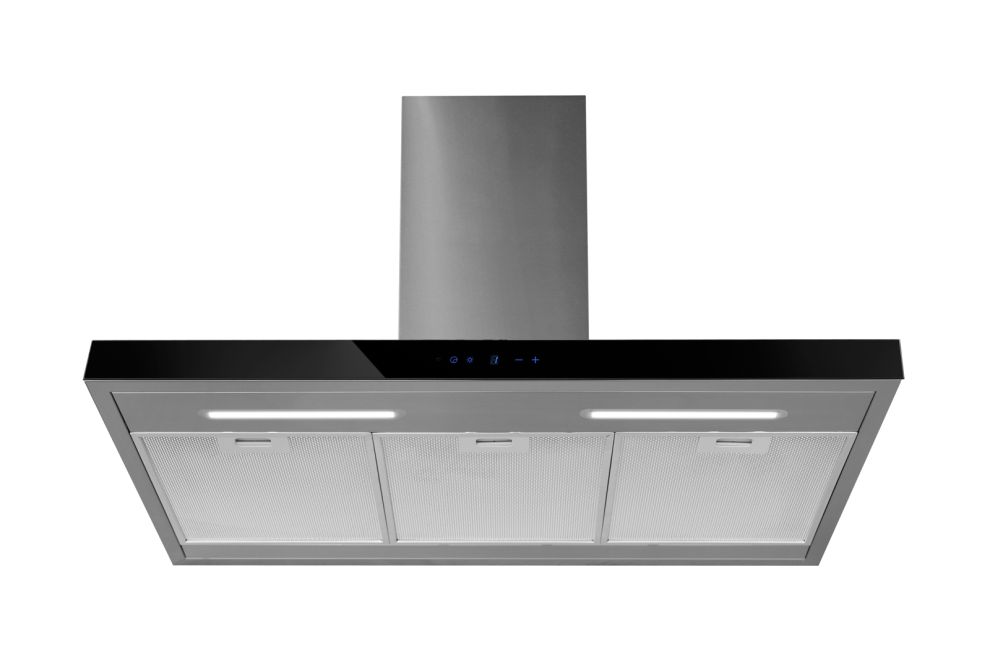 Hota decorative Sento OR Strips Inox-Black - Inox/Negru - fotografie de produs 4