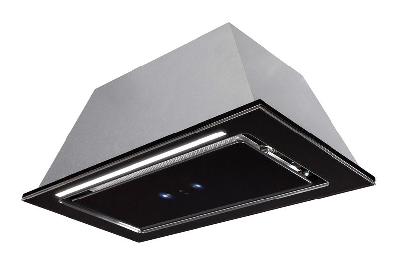 Hota Incorporabile Lando Glass Black Gesture Control - Negru - fotografie de produs 3