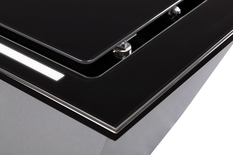 Hota Incorporabile Lando Glass Black Gesture Control - Negru - fotografie de produs 7