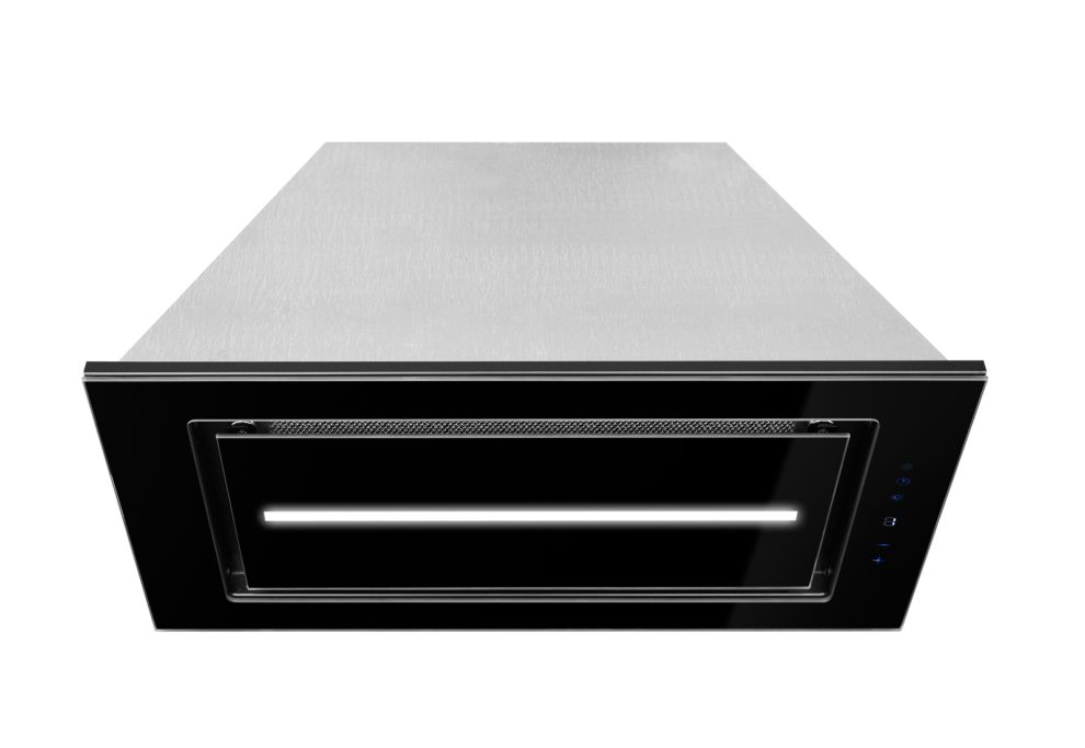 Hota Incorporabile Lando Glass Central Black - Negru - fotografie de produs 5