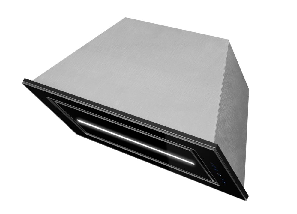 Hota Incorporabile Lando Glass Central Black - Negru - fotografie de produs 7