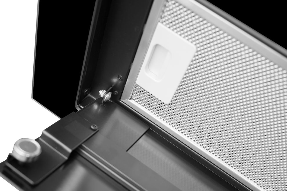 Hota Incorporabile Lando Glass Central Black - Negru - fotografie de produs 9