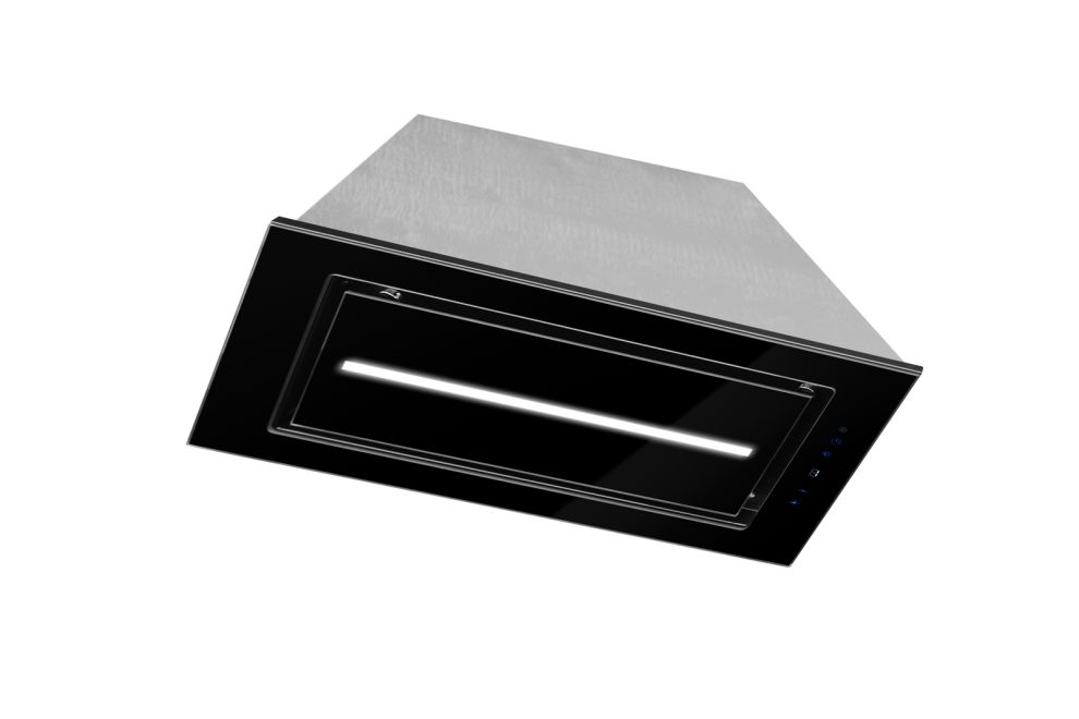 Hota Incorporabile Lando Glass Central Black - Negru - fotografie de produs 11