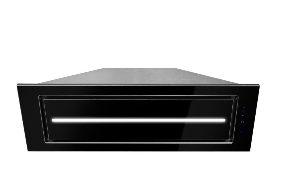 Hota Incorporabile Lando Glass Central Black - Negru - fotografie de produs 12