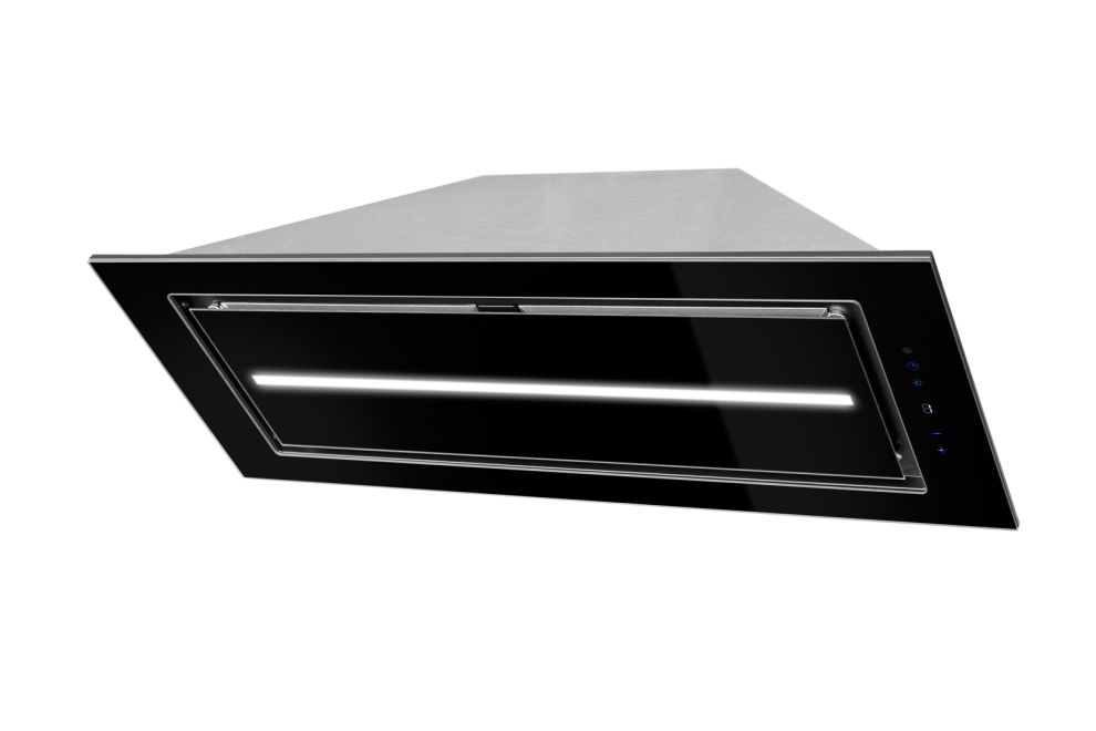 Hota Incorporabile Lando Glass Central Black - Negru - fotografie de produs 13