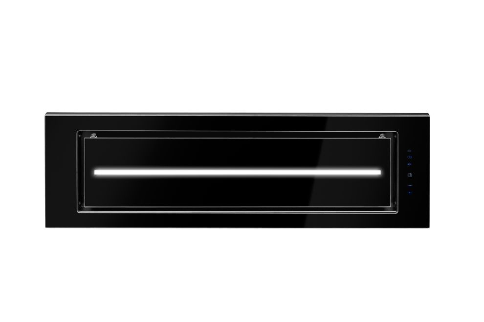 Hota Incorporabile Lando Glass Central Black - Negru - fotografie de produs 15