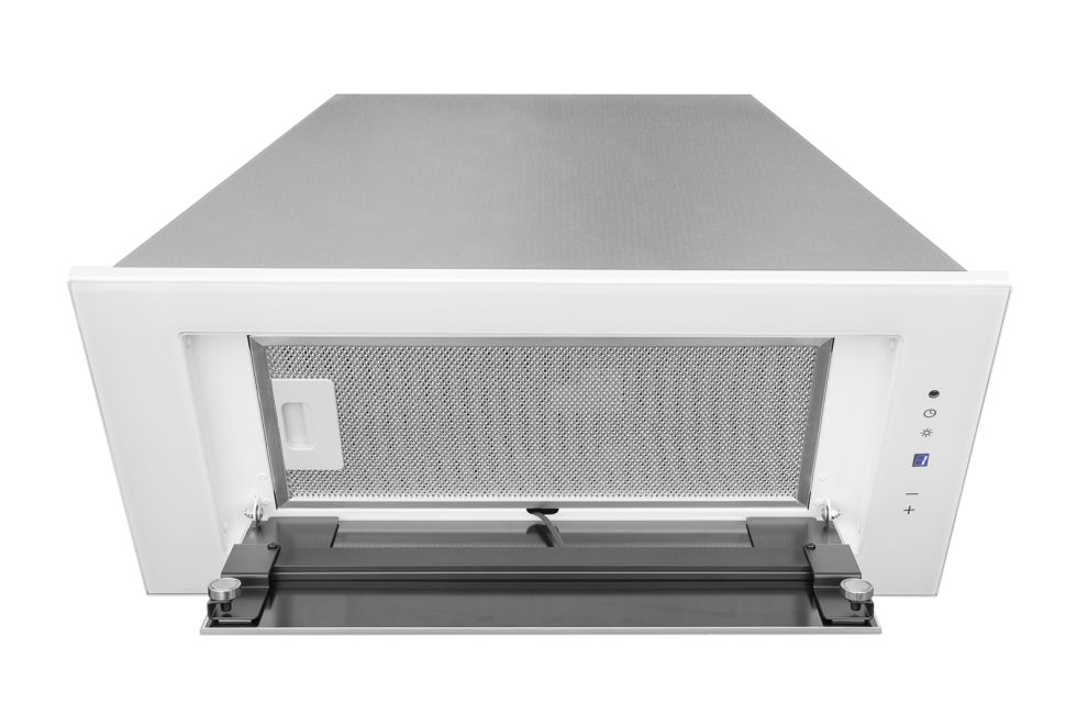 Hota Incorporabile Lando Glass Central White - Alb - fotografie de produs 6