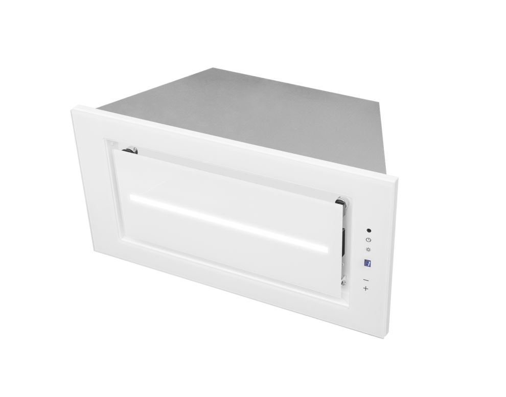 Hota Incorporabile Lando Glass Central White - Alb - fotografie de produs 10