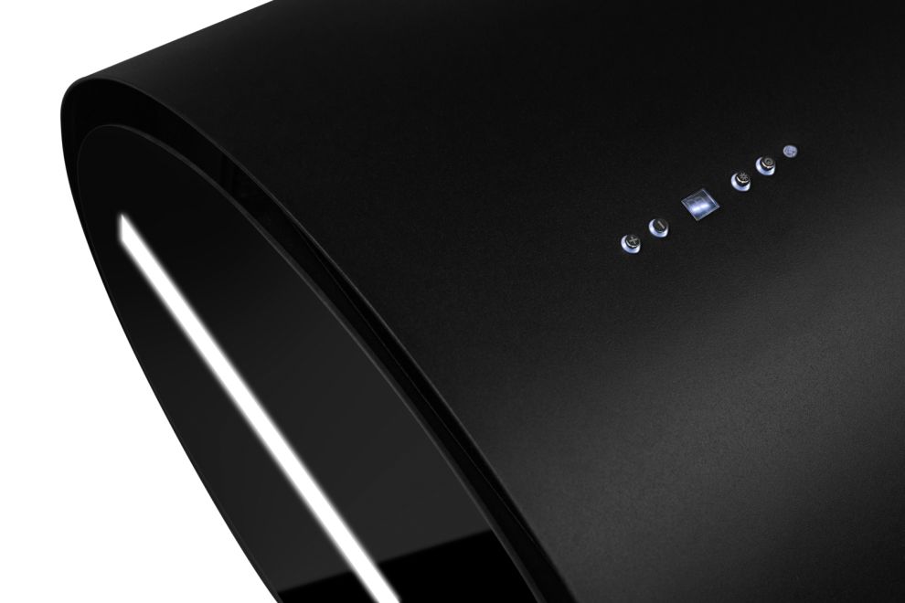 Hota insula Oval Black Matt - Negru Mat - fotografie de produs 9