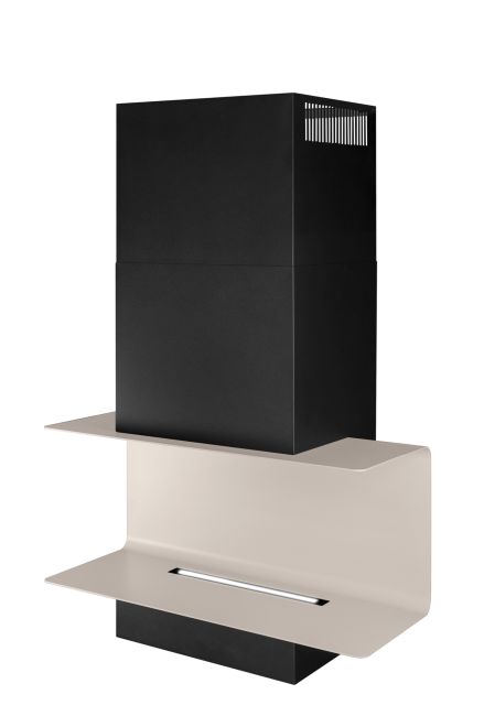 Hota decorative C-Shelf Black-Kashmir - Negru Mat/Cașmir - fotografie de produs 4
