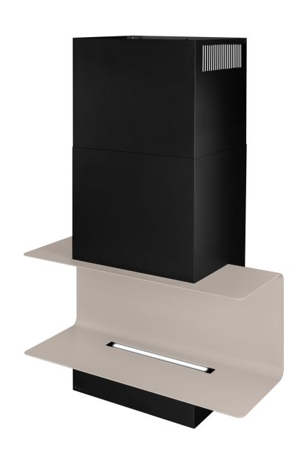 Hota decorative C-Shelf Black-Kashmir - Negru Mat/Cașmir - fotografie de produs 5