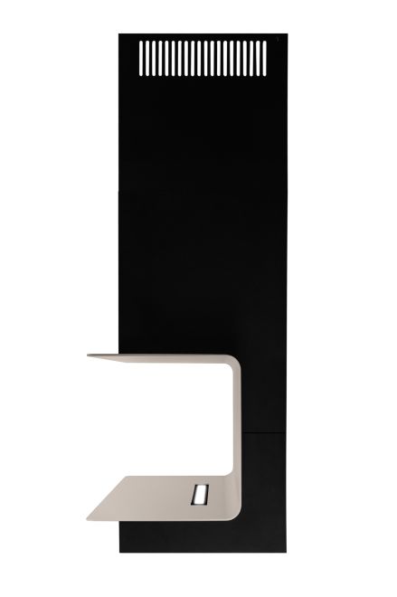 Hota decorative C-Shelf Black-Kashmir - Negru Mat/Cașmir - fotografie de produs 7